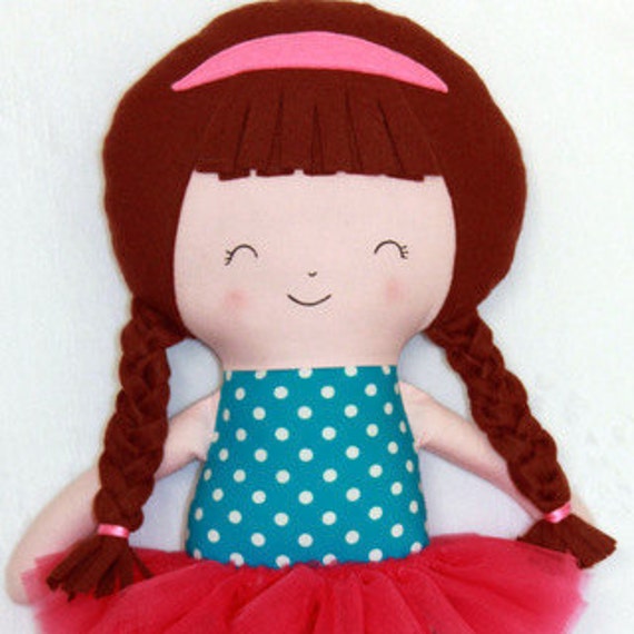 Dress Up Zoey Doll/ Plush Rag Doll Made to order