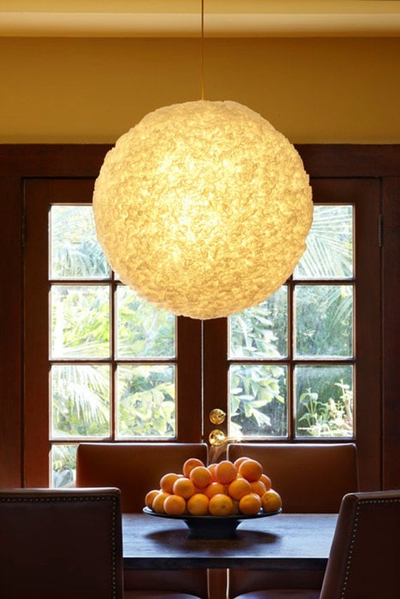 Moonball Pendant Light 28"