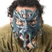 Wondrous Mythical Kraken Sea Monster Leather Mask, Cthulu, Creature, Octopus, Giant Squid, Fantasy, SciFi, OOAK