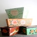 Wooden Cedar Planter Box - Handpainted Folk Art Bowl