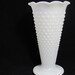 Vintage Hobnail Fluted Milk Glass Vase - Large & Fluted - Wedding Decor - Centerpiece - Vintage Wedding