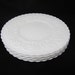 Set of 4 Mini Milk Glass Cake Plates