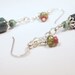 SALE Jasper and Chain Beaded Dangle Pierced Earrings. CKDesigns.us