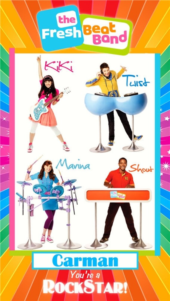 The Fresh Beat Band ROCKSTAR Personalized Custom Room Decor