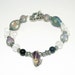 Crystal Butterfly Bracelet Surrounded by Stunning Assorted Glass Beads