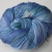 Lavender Patch lace weight yarn, hand dyed / painted Blue Faced Leicester & Silk