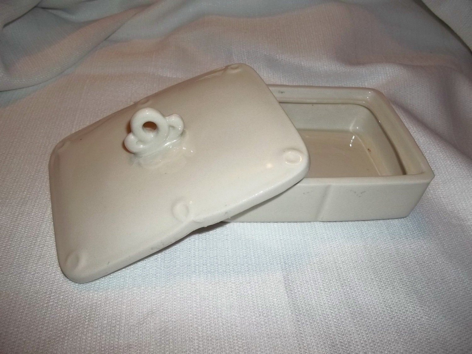 Vintage Ceramic Candy Dish With Lid Haute Juice