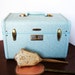 RESERVED for AMY LYNN - Vintage Samsonite Streamlite Train Case Blue