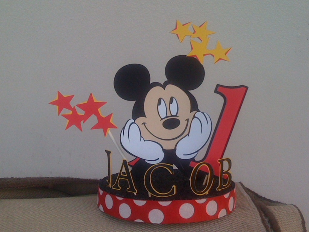 Mickey Mouse centerpiece