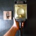 Antique Carriage Buggy Lamp Lantern with bracket 1880's to 1890's Great potential Totally Vincent Price