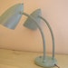 Gooseneck Double Lamp Industrial Robin's Egg Blue