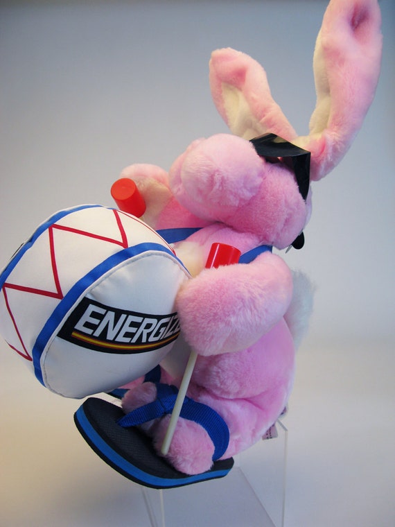 Energizer Pink Bunny vintage 1989 plush stuffed animal