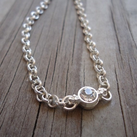 Flower Girl Necklace Crystal Necklace Flower Girl Jewellery