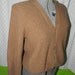 SWEATER SALE Vintage - Rugged Fuzzy Cardigan Sweater