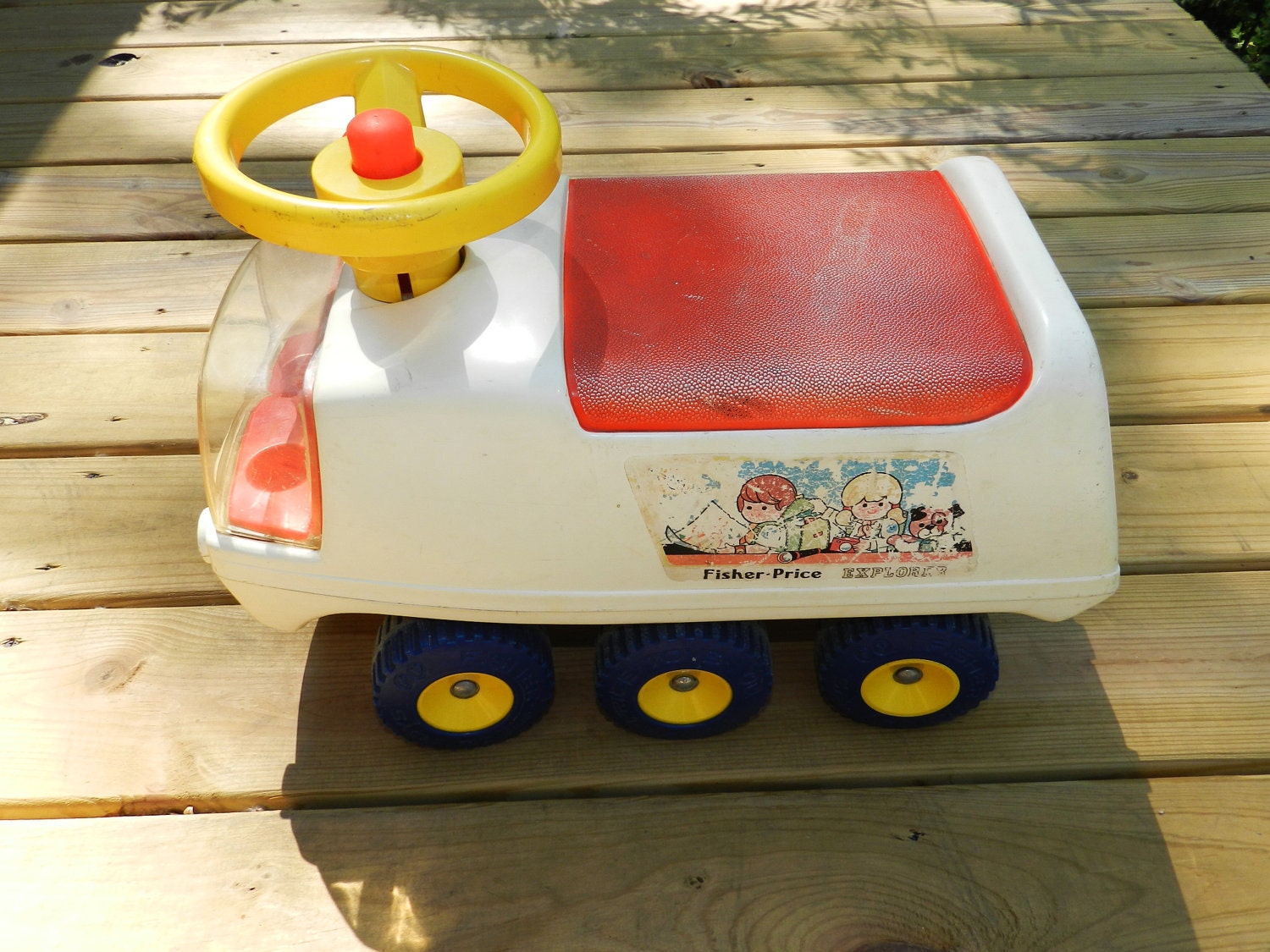 Vintage 1970s Fisher Price ATV Explorer 980 Ride On Toy