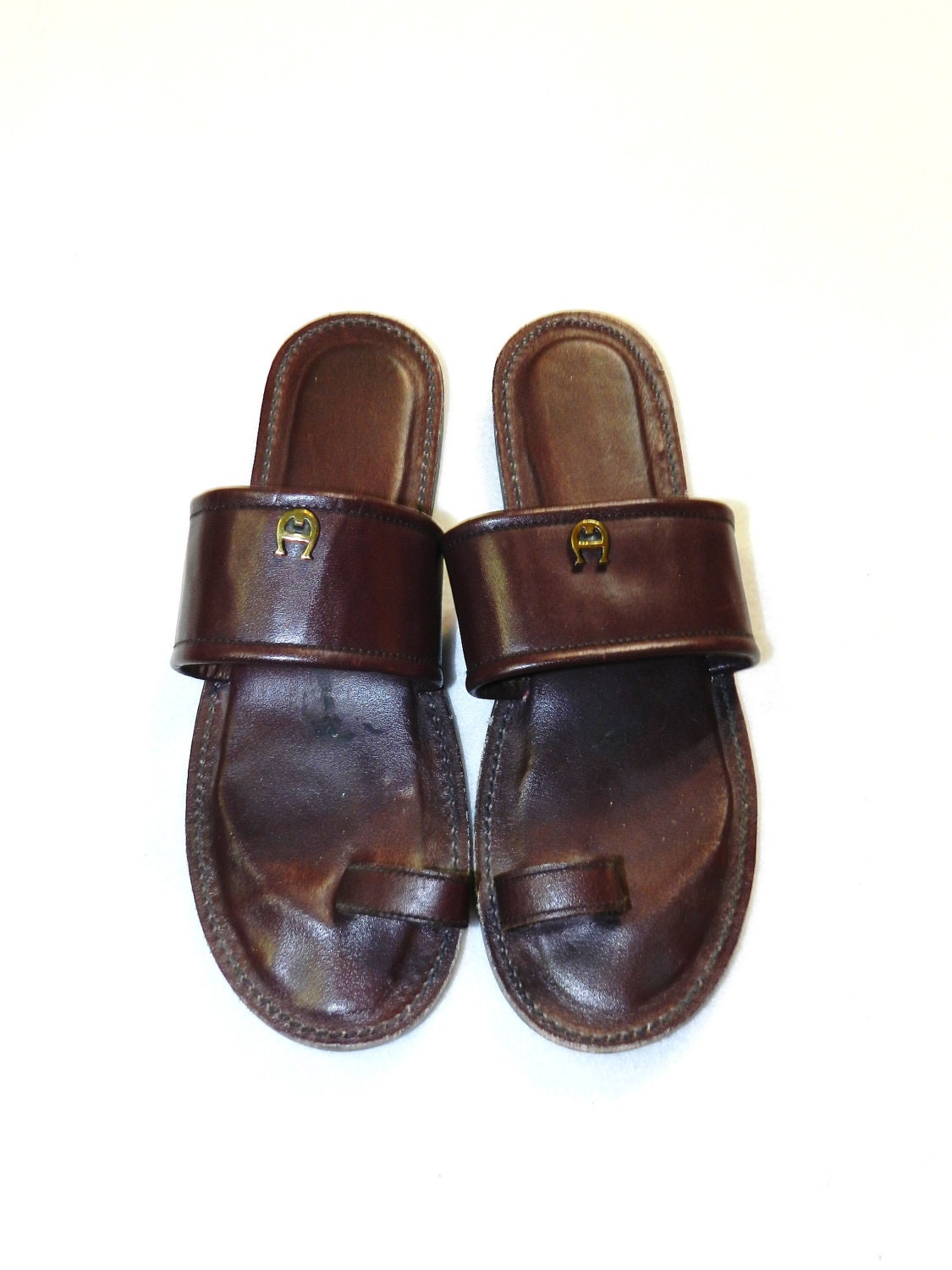 Vintage Leather ETIENNE AIGNER Sandals Size by FerryTaleTreasures