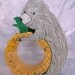 Porcu-Pineapple Wooden Coin Bank - Porcupine Hugging a Pineapple