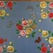 Vintage gramaphone box with hand painted roses.