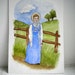 ORIGINAL Jane Austen Pride and Prejudice Regency Watercolor