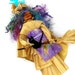 Corn Husk Apple Head Kitchen Witch Doll LEE ANNE