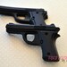 HAND GUN SOAPS (set of 2) - Pistol, Police Officer Party Favor, Video Game, 007, Summer, Water Gun, Birthday Favor, Luau Favor, Wedding