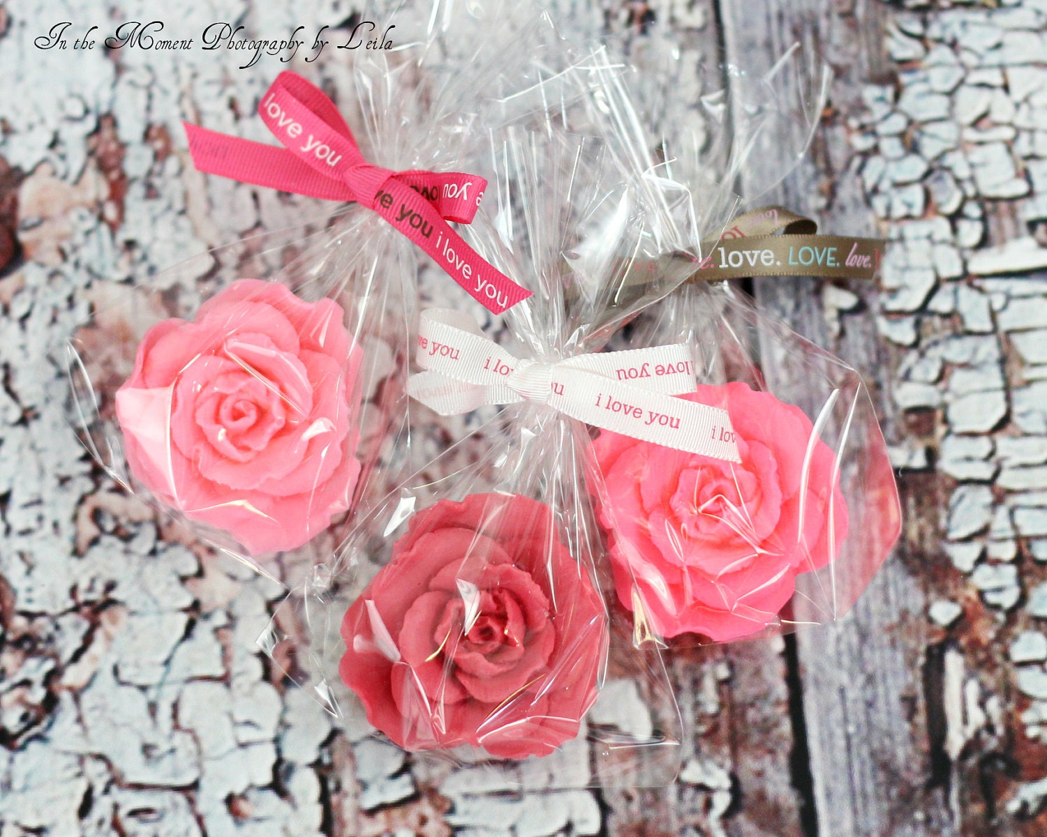 10 ROSE SOAP FAVORS Rose Bridal Shower Favors Soap Roses