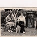 Vintage/ Antique Photo of 2 women with their dog and puppy