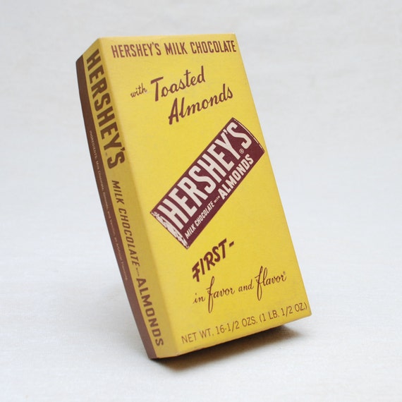Vintage 1950's Hershey's Candy Bar Store Display Box