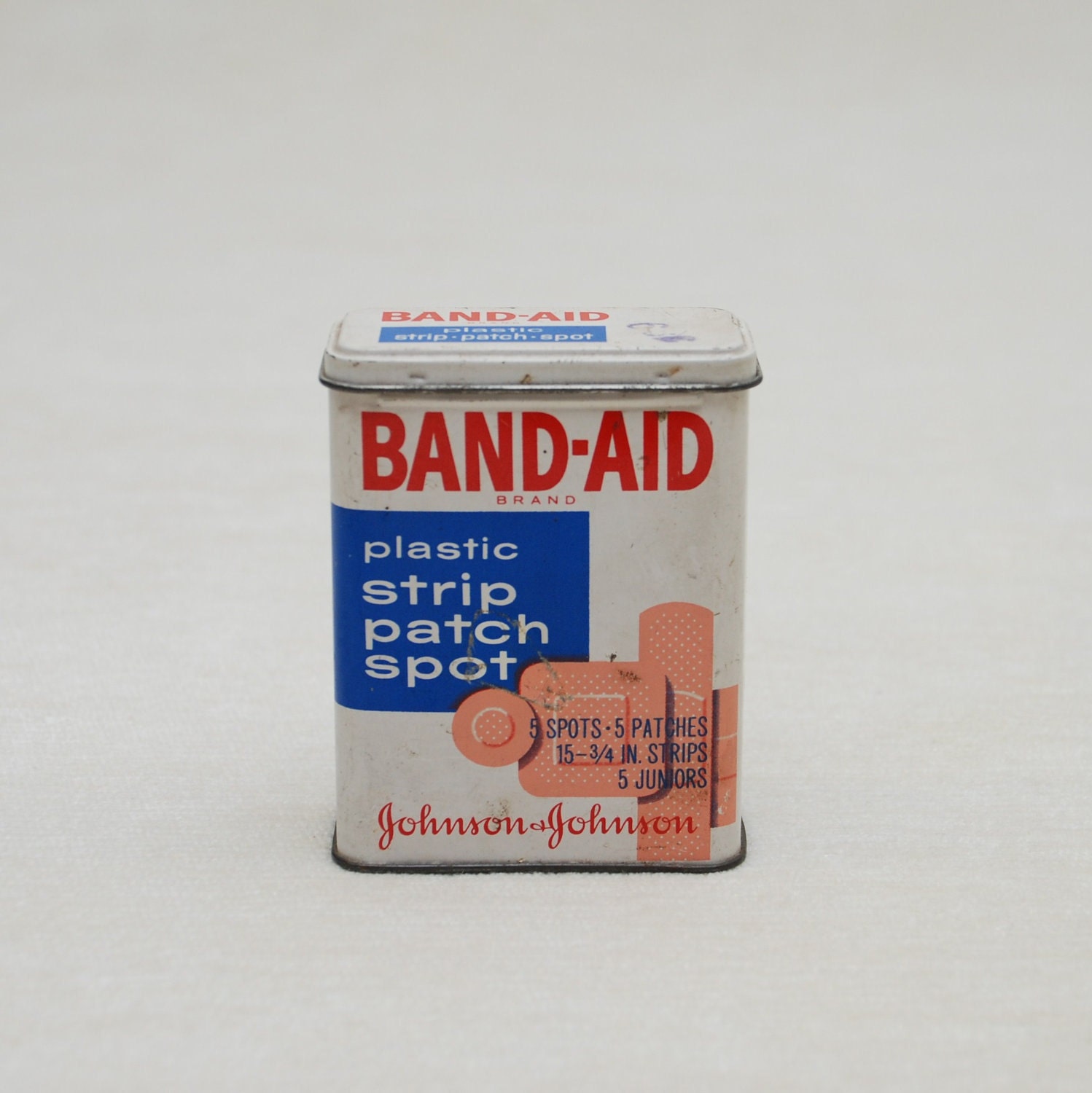 FINAL SALE Vintage BandAid Tin