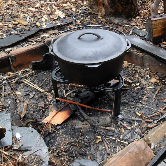 Campfire pot stand 3 legged stand for dutch ovens & camp