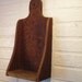 Rustic Primative Wood Candle Holder Display Shelf