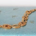 Sarah Coventry Butterscotch Collection Golden Filigree Amber Jewel Bracelet