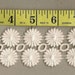 Vintage Trim: Diamond White DAISY double roll