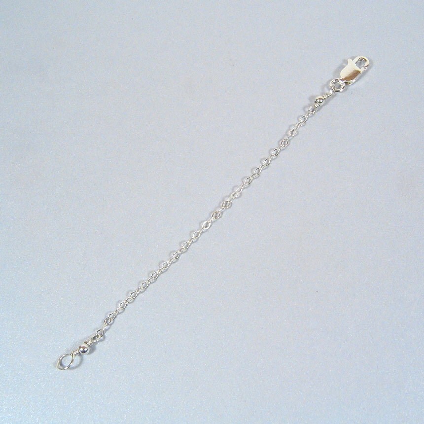 4 Inch Necklace Extender Sterling Silver