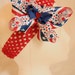 July 4th Hair Bow and headband