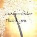 CUSTOM ORDER for Lindsay Original gallery wrap canvas fine art painting by Nicolette Vaughan Horner