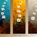 Original Abstract Triptych 3 panel Contemporary modern art on canvas painting by Nicolette Vaughan Horner