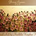 ORIGINAL XLarge 4ft x 2ft gallery wrap canvas-Contemporary impasto abstract floral painting by Nicolette Vaughan Horner Free ship