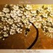 ORIGINAL Large 3ft x 2ft gallery wrap canvas-Contemporary impasto modern abstract floral painting by Nicolette Vaughan Horner Free ship