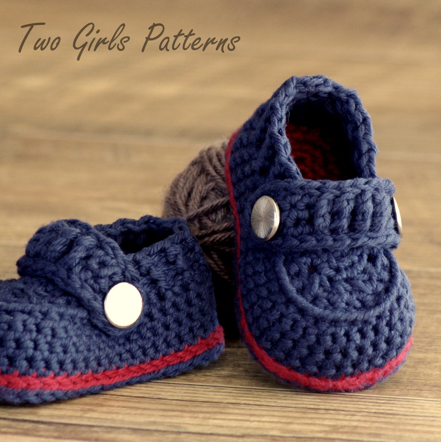 Crochet patterns Baby Boy Booties The by TwoGirlsPatterns