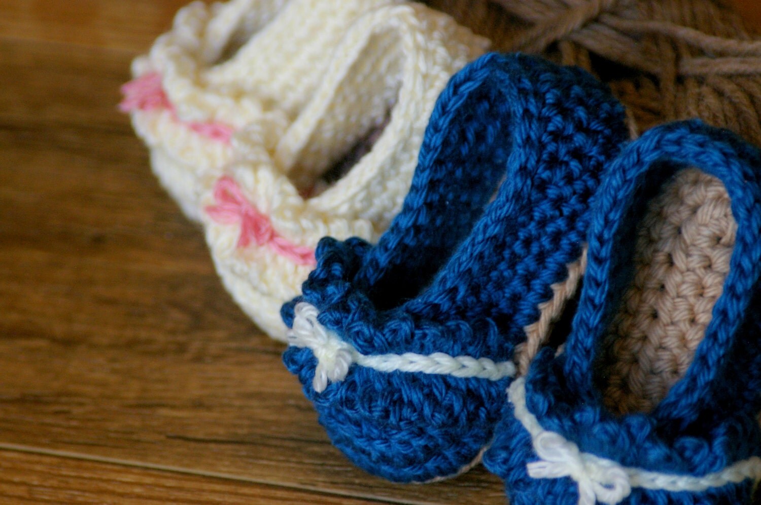 Crochet Pattern for the Ruffle Ballet Flats Baby Shoes