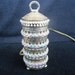 Reserved Vintage Beaded Lamp 1960's Cute Retro Gold Collectible Lamp Rockabilly Mad Men Mid Century Modern Home Decor