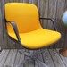 RARE Eames Pollock Style Office Chair - YELLOW - Just Fantastic -Treasury Item