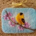 Felted Songbird Wall Hanging