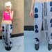 80's Abstract Baggy Geometric Crazy Harem Hammer Pants