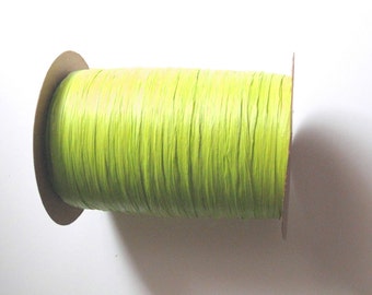 100 Yards of Matte Celadon Raffia