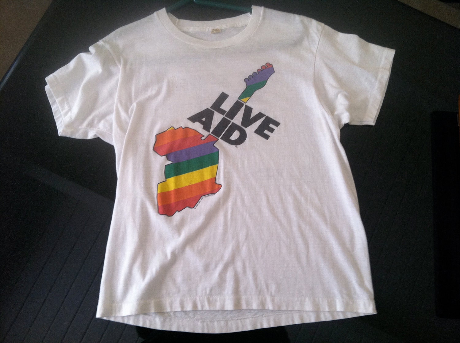 original live aid t shirt