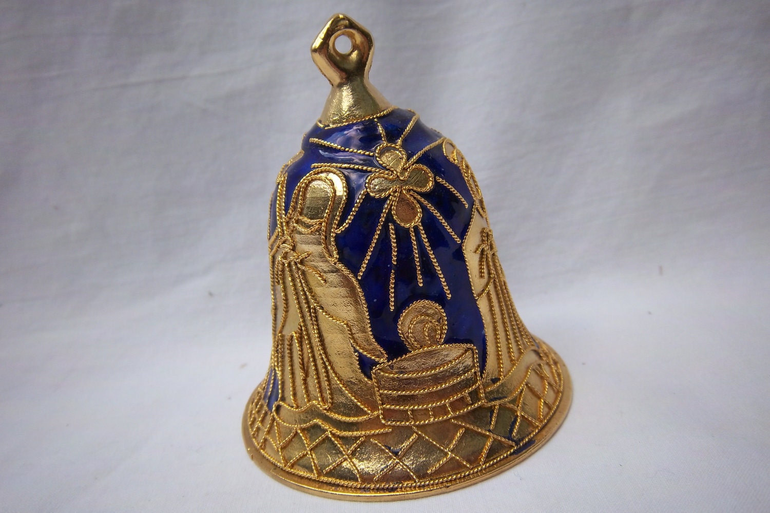cloisonne christmas bell ornament nativity scene by jaysjunque cloisonne christmas bell ornament nativity scene by jaysjunque