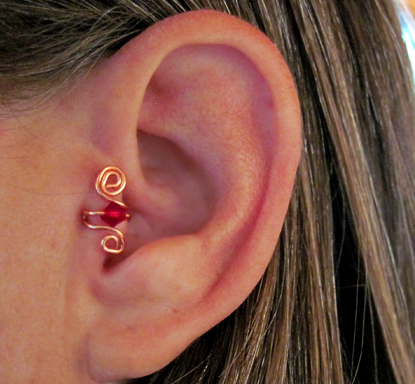No Piercing Crystal Up Ear Cuff for Upper Ear