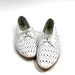 OXFORD Cut Out White LEATHER Flats// womens size 10 // Ellemeno